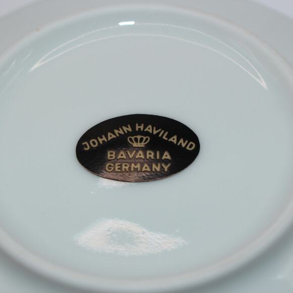 4 Vtg Johann Haviland China Berry/Dessert Bowls Sweetheart Rose Bavaria Germany - Picture 9 of 14